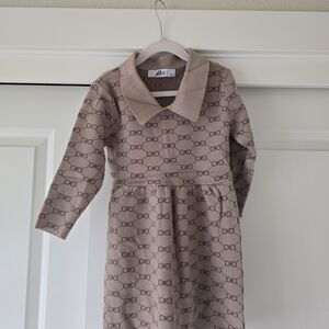 Stylish Brown Kids Dress